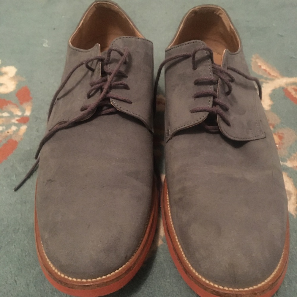 Novacas gray bucks loafers-vegan microsuede sz 9/ 9-1/2